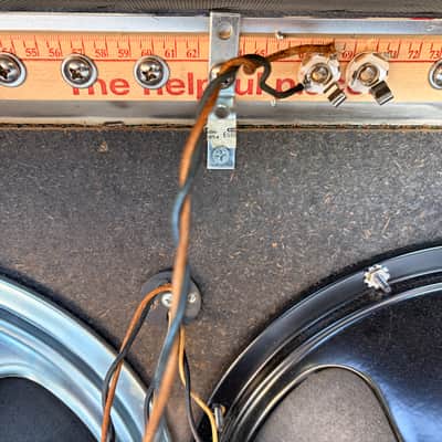 1968-69 Fender Twin reverb vintage JBL speaker amp cabinet •VIDEO• image 12