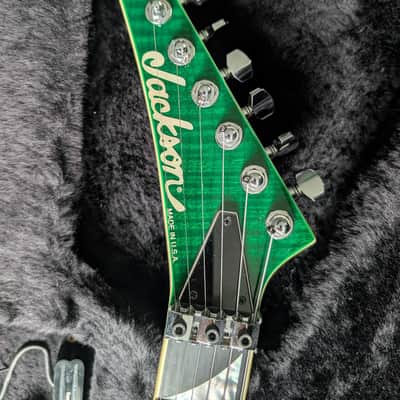 Jackson USA Select Series SL1 Soloist 2003 - 2009 - Transparent Green image 10
