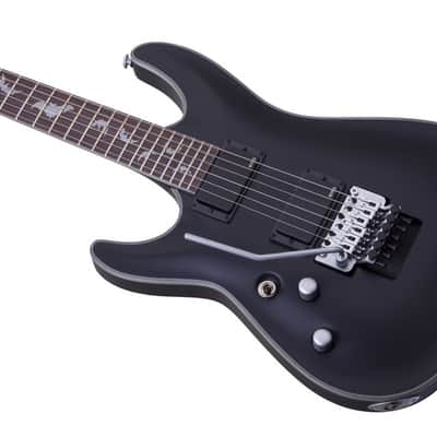 Schecter Damien Platinum-6 FR Satin Black SBK LH NEW Guitar + FREE GIG BAG! Left Handed Platinum 6 image 2