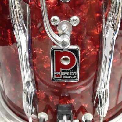 Premier Marching Snare 14x12" 1980s - Red image 3