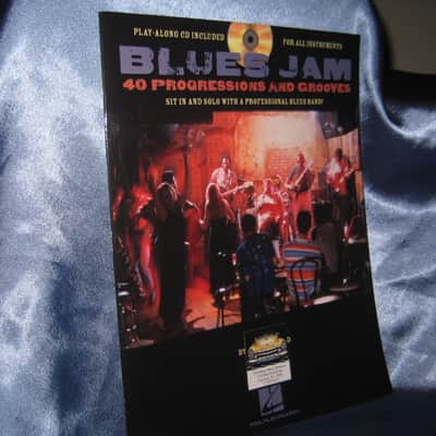 Hal Leonard  Play-Along Blues Jam Book  For All Instruments w/ CD 24 Pages image 1