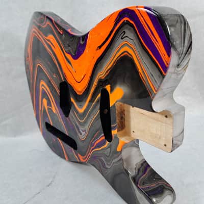 Player grade Finished Multicolor Basswood HxS body - Tele -for Fender Telecaster neck - Hardtail J2118 image 7