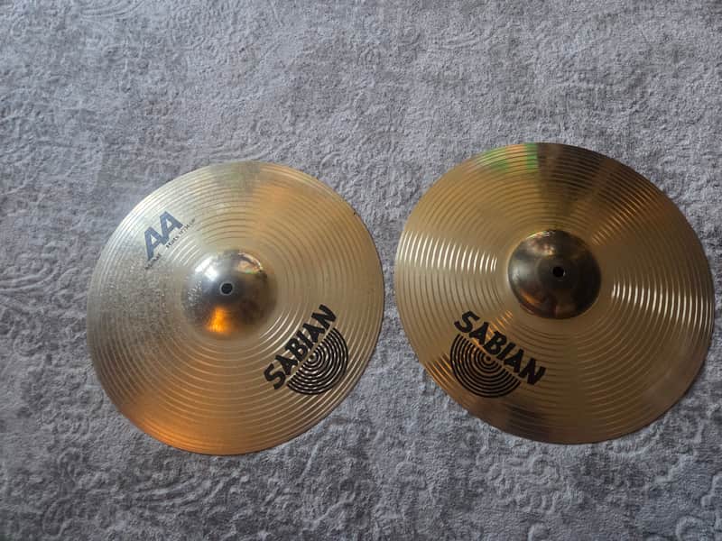 Sabian 14" AA Metal-X Hi-Hat Cymbals (Pair) 2006 - 2010 - Brilliant image 1