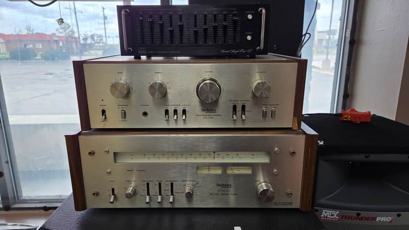 Technics ST-8600 and SU-7100 1978 - Silver | Reverb