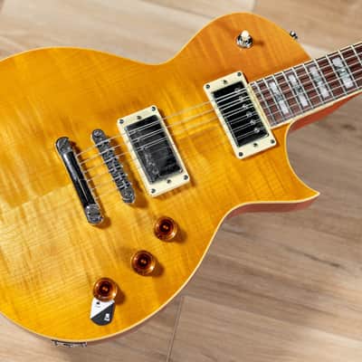ESP LTD AS-1 FM Alex Skolnick Signature Guitar w/ Case – Lemon Burst image 9