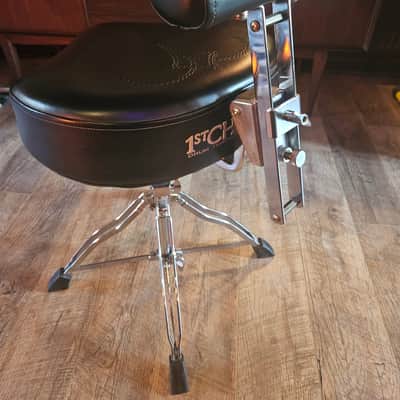Tama HT741 1st Chair Ergo-Rider Quartet Drum Throne with Backrest 2010s - Black/Chrome image 4