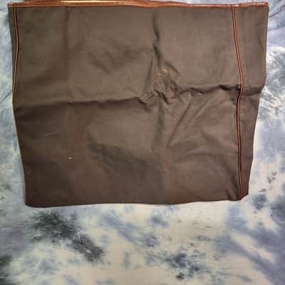 Vintage 1955 New Old Stock Fender Amp Cover 19 x 18 x 9 Tweed Deluxe? Brown Canvas image 2