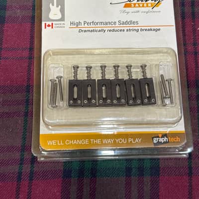 Graph Tech String Saver Strat & Tele Saddles - Matte image 1