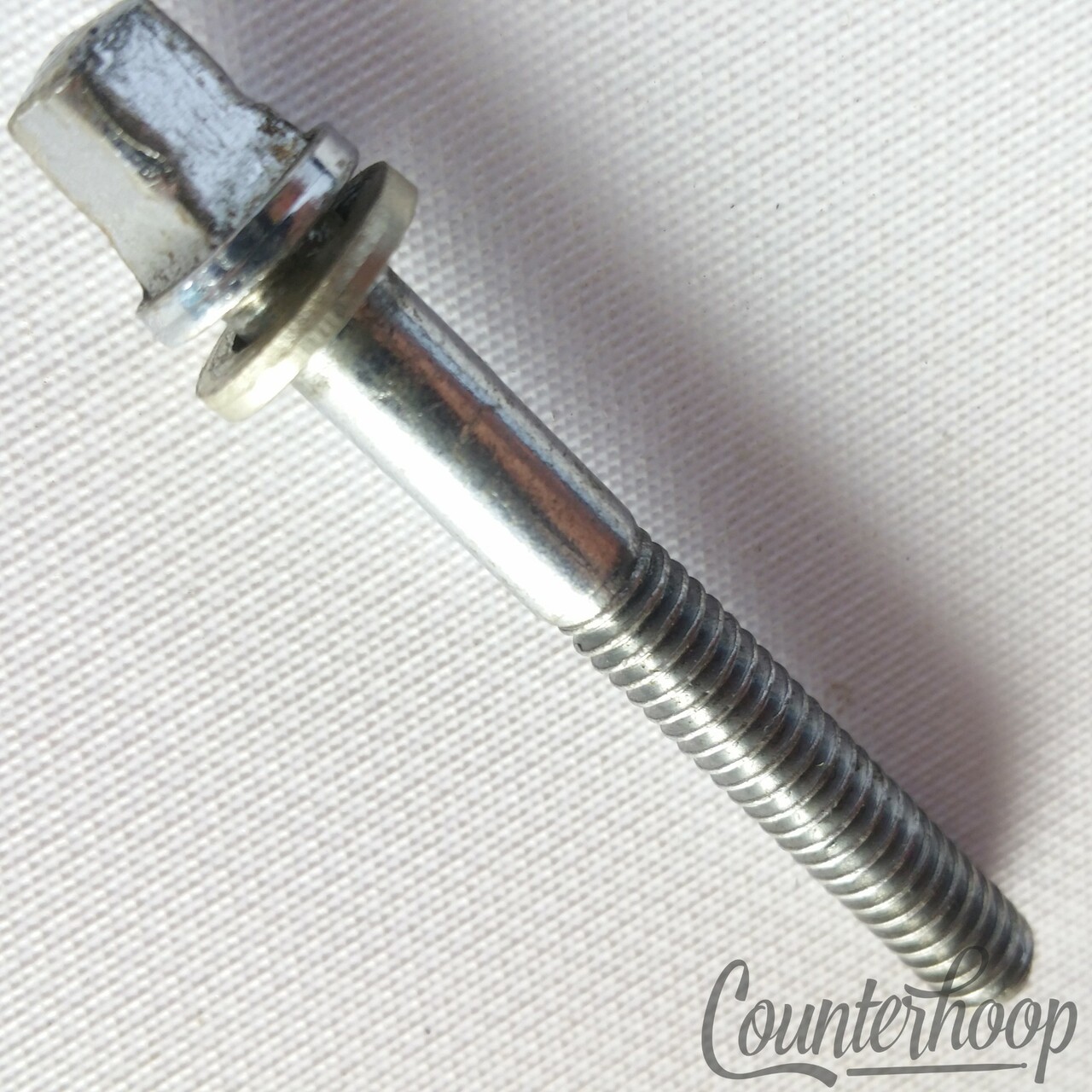 Slingerland 1x 1 3/4"T-Rod Radio King Snare Drum Tensioner Tom Chrome Vintage40s — main photograph