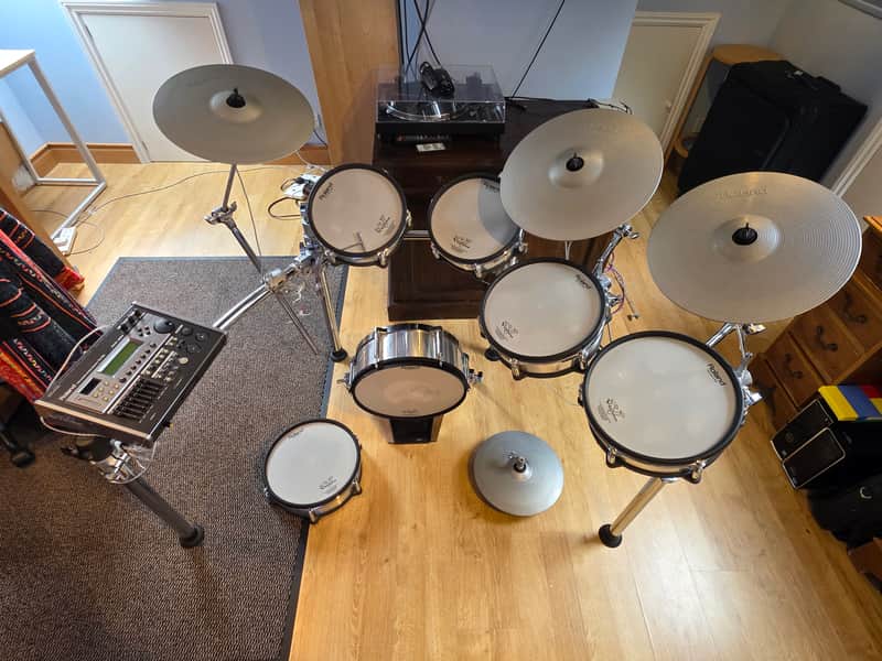 Roland TD-20KX V-Drums Electronic Drum Kit TD-20X Module W/4 Toms KD-140 image 1