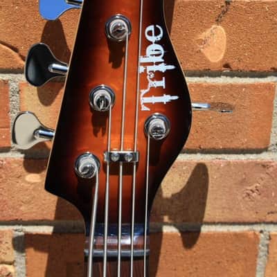 Tribe Wizard 5 Bass-Tobacco Burst-PF Neck image 7