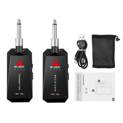 M-VAVE WP-5G 5.8G Rechargeable Wireless Guitar System Transmitter and Receiver (Fast Free US Shipping!) image 4