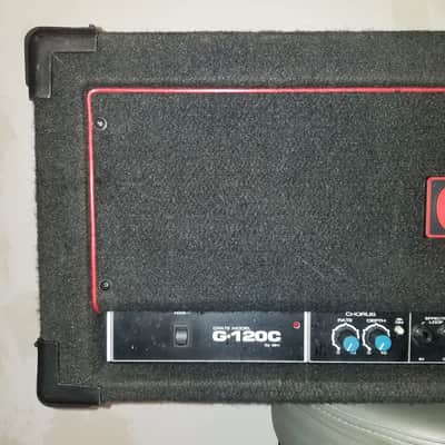 Crate G-120c 4-way Stereo Head W/ Original Crate 3 Button Footswitch & Matching 2x12 Cab / Celestion G12M70 image 4
