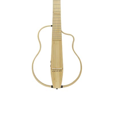 Natasha Bamboo Smart Guitar NBSG (Natural) - Nylon Wireless Smart Guitar  2024 - Satin image 2