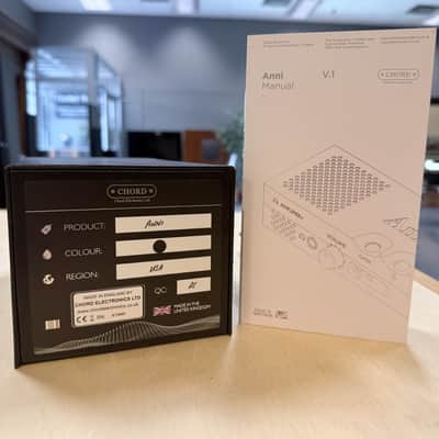 Chord Anni Intergrated Desktop Amplifier / Headphone Amp 2021 - Black image 2