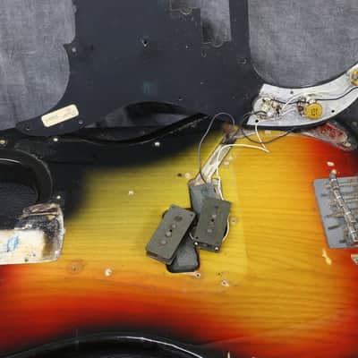 1977 Fender Precision Bass - Sunburst - OHSC image 20