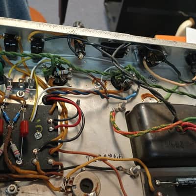 Fender Bassman 2-Channel 50-Watt Guitar Amp Head 1967 w/ 2x12 Cab image 15