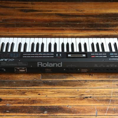 Roland Alpha Juno-1 49-Key Programmable Polyphonic Synthesizer 1985 - 1988 - Black image 7