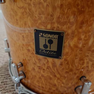 Sonor Delite 14" Maple Tom - Birdseye Amber image 2