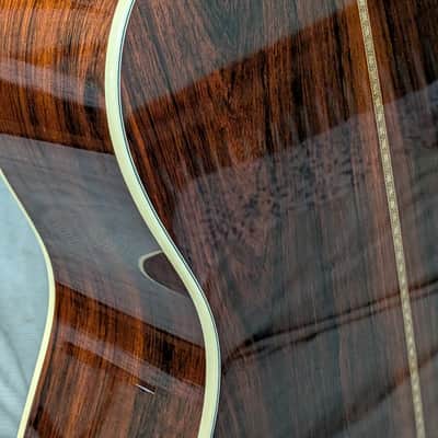 Bourgeois JOM Vintage AAAA Madagascar/Adirondack almost mint Baggs Anthem With soundhole mic and preamp image 22