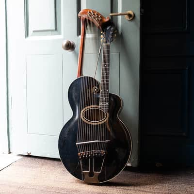 1914 Gibson Style U Harp Guitar image 2