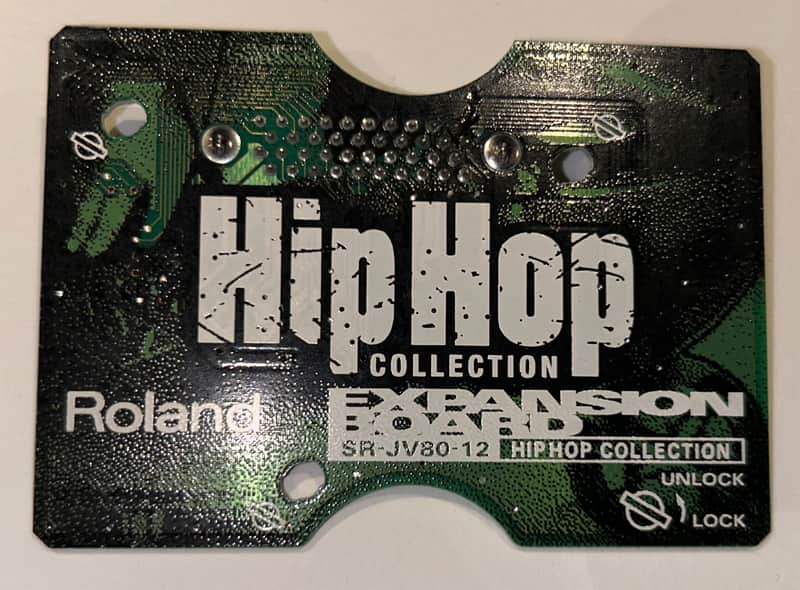 Roland SR-JV80-12 Hip Hop Expansion Board 1990s - Green image 1