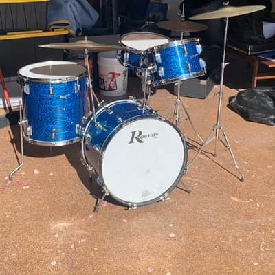Rogers Drum Kit 1965 Blue Onyx image 1