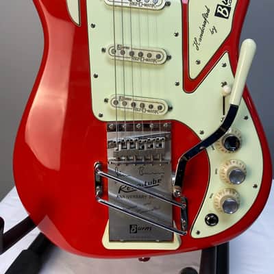 Burns London Marvin The Legend 64 Reissue Electric Guitar Fiesta Red w/OHSC image 2