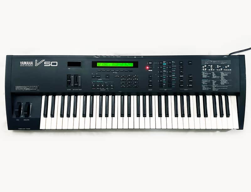 YAMAHA V50 Vintage FM Synthesizer Made in JAPAN - 1989 SERVICED. Works Great. Sounds Perfect !...