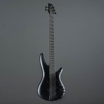 Ibanez Iron Label SRMS625EX-BKF Black Flat - 5-String Electric Bass image 9