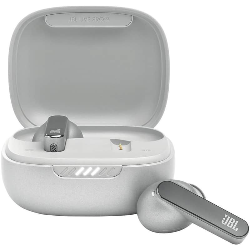 JBL JBL Live Pro 2 Noise Cancelling True Wireless Headphones (Silver) image 1