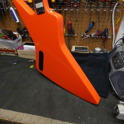 Arbor Explorer Bass 1987 - Dayglo Signal Red image 9
