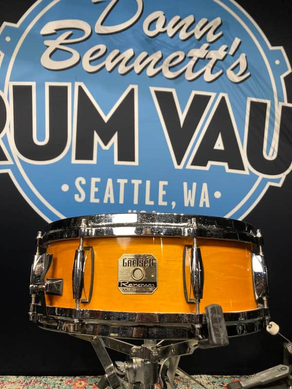 Gretsch - 14x5" Renown Maple Snare Drum - Natural Gloss image 1