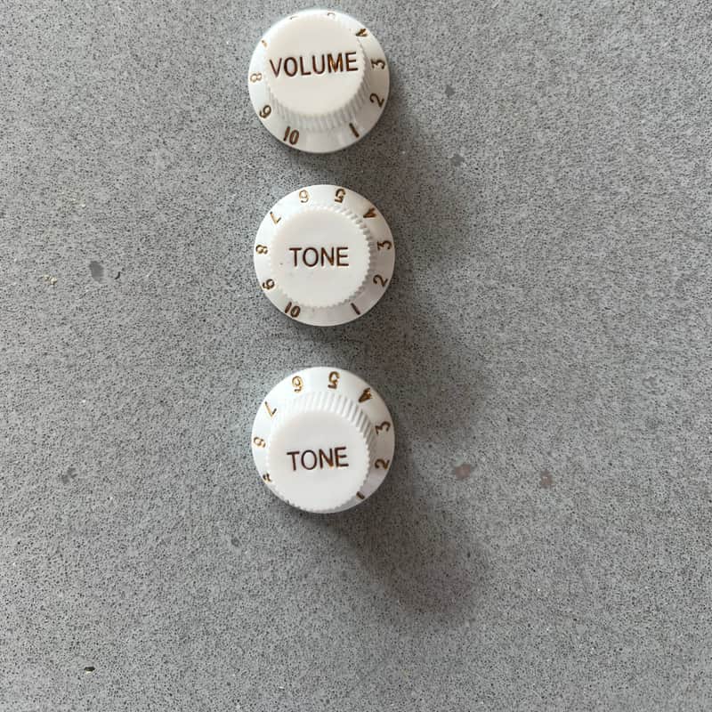 1993 Squier Japan Control Set White