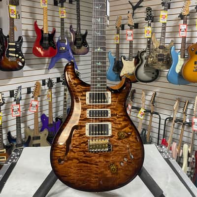 PRS Wood Library Special 22 Semi Hollow - Custom Color Smokeburst w/Paisley Case & PLEK*D #551 image 5