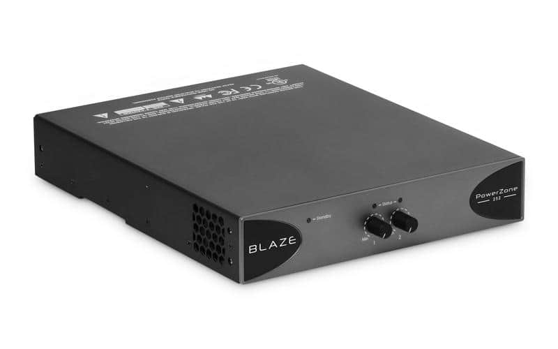 Blaze Audio PowerZone 252 - Compact 2 x 125W Install Power Amplifier and Rack Kit image 1