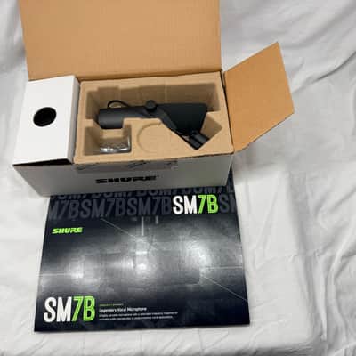 Shure SM7B Cardioid Dynamic Microphone 2001 - Present - Black image 2