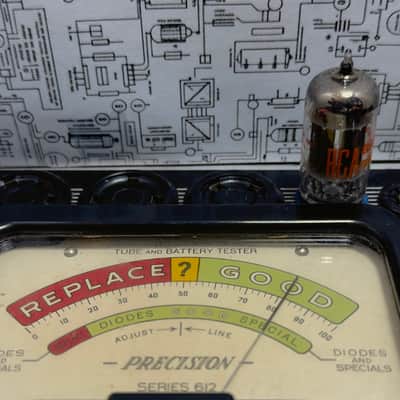 RCA 5687 Black Plate Matched Quad - 1960s NOS | Audio Driver image 13