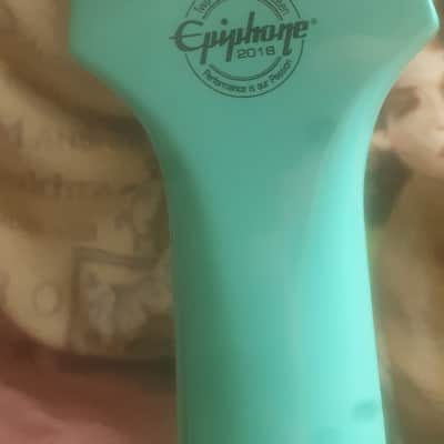 Epiphone Les Paul Melody Maker E1 (Les Paul SL) 2018 - Pacific Blue image 2