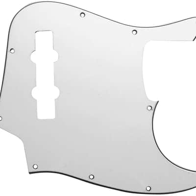 Jazz bass pickguards - White Pearloid image 2