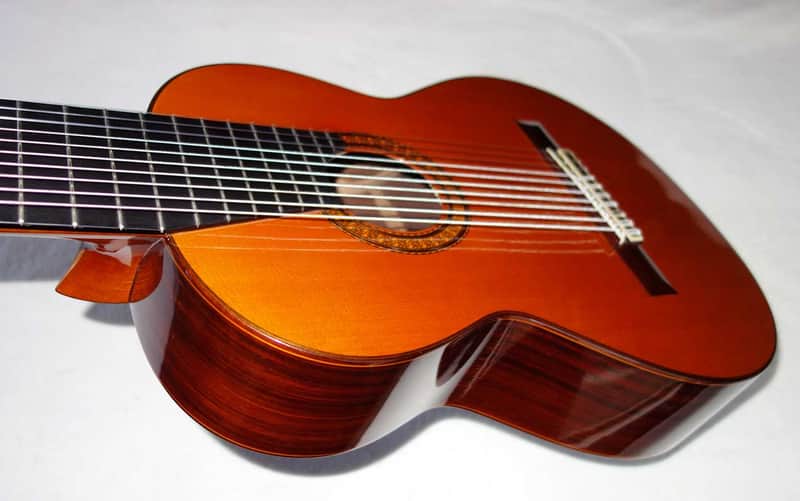 Original 1979 Ramirez 1a 10-String Classical Harp Guitar, Cedar/Indian image 1