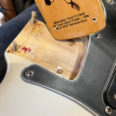Fender 1950s Duo Sonic w/ Warmoth Neck - White image 10