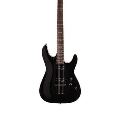 Schecter Omen 6 6 String Electric Guitar Black image 2