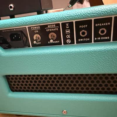 Tone King Imperial MKII 20-Watt Guitar Amp Head 2019 - Present - Turquoise image 3