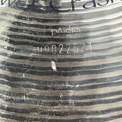 Paiste 18" Signature Power Crash Cymbal - 1634g image 6