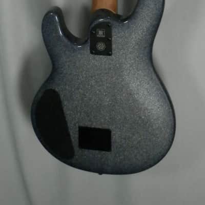 Ernie Ball Music Man Starry Night Dark Ray 4-string electric bass with case *Demo* image 10