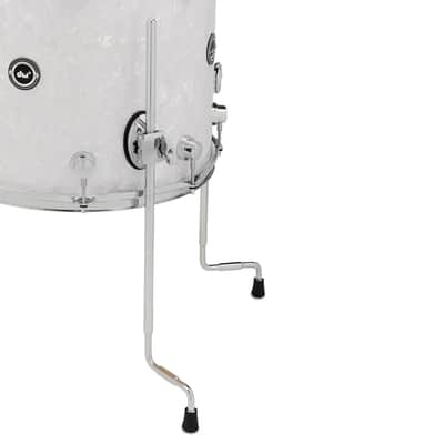 DW DWe 5pc Complete Electronic/Acoustic Drum Set w/Roland V51 White Marine image 6
