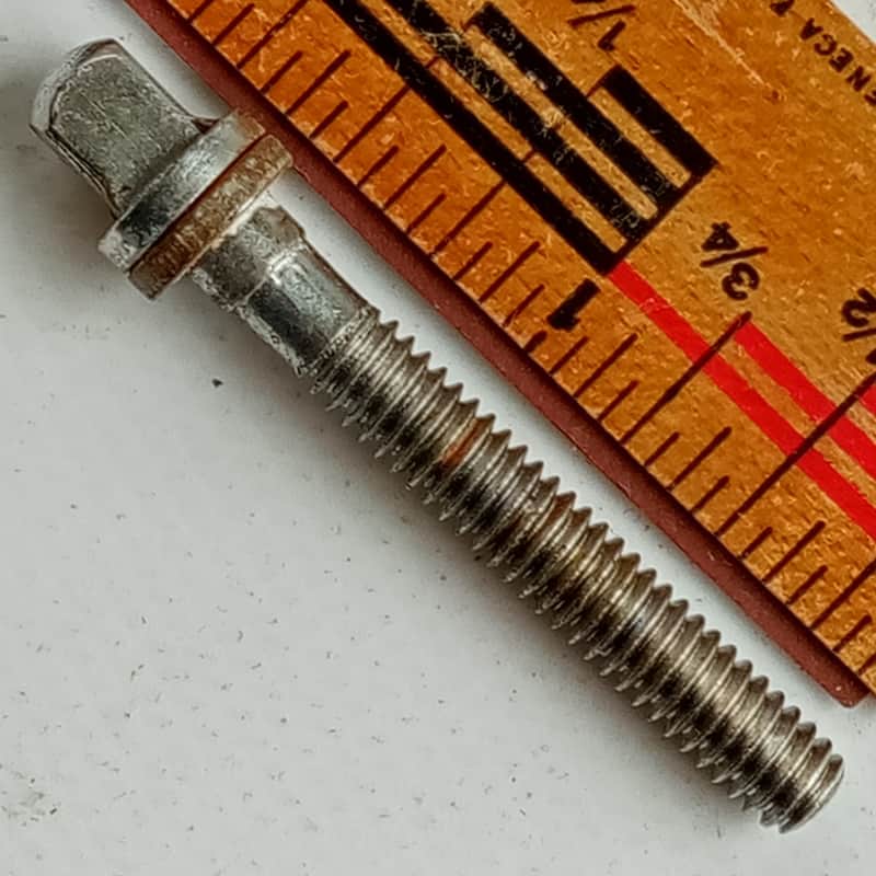 Gretsch 1+ 1 5/8"T-Rod Snare/Tom Drum 60s 12-24 Tension-Lug-Screw 1 1/4"Thread*G image 1