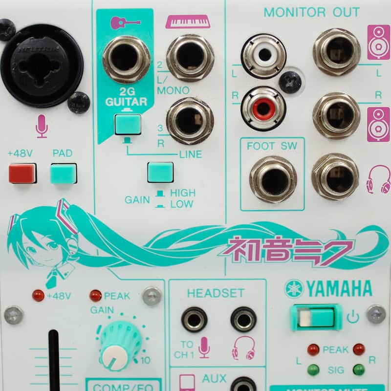 Yamaha AG03-MIKU Hatsune Miku Limited Edition Webcasting Mixer 3