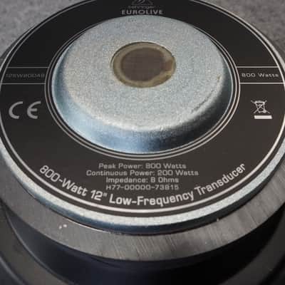 Behringer 12SW800AB 800-wat 8-ohm 12" Subwoofer Speaker Black image 3